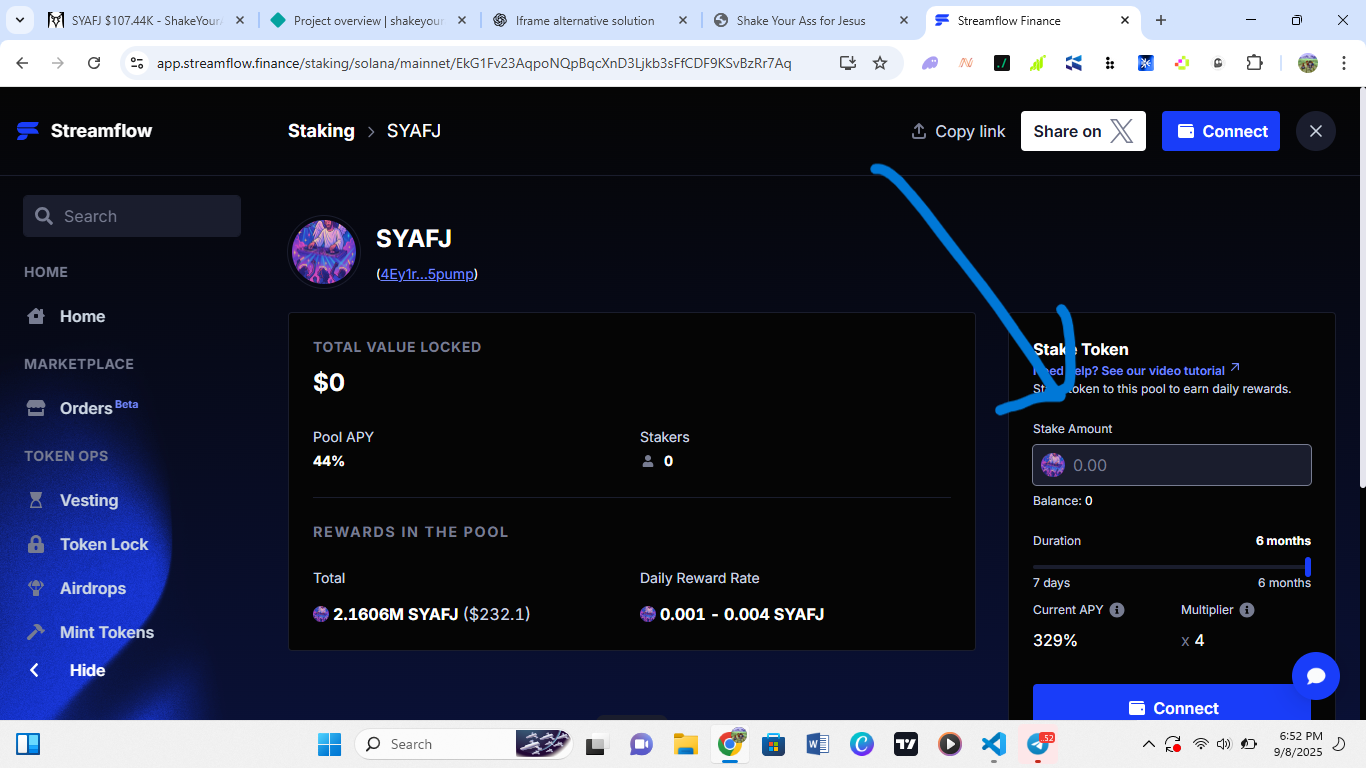 Confirm Staking